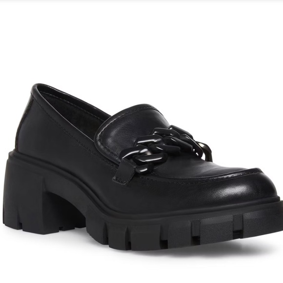 Madden Girl Shoes - Madden Girl Black Hoxton Loafers